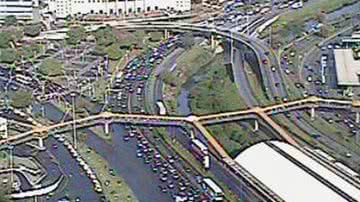 Imagem Tráfego lento próximo a Rodoviária