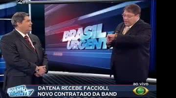 Imagem Audiência da Band faz Record adiar férias de Datena 