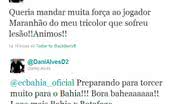 Imagem Pelo twitter, Daniel Alves manda mensagem para Maranhão 