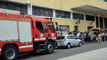 Imagem Incêndio no Instituto do Cacau no Comércio