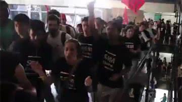 Imagem Manifestação na Unb acaba em pacadaria