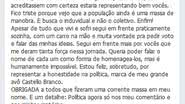 Imagem Derrotada, Aline Castelo Branco reclama que não teve apoio do PMDB