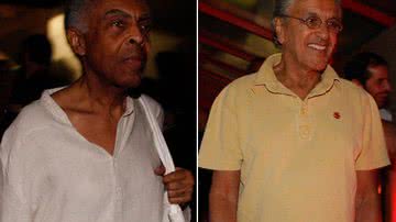 Imagem Caetano e Gil em lados opostos na política