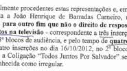 Imagem JH X PT: após pedido negado, prefeito, enfim, consegue direito de resposta 