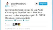 Imagem PMDB anuncia apoio a tucano para presidência da Câmara Municipal