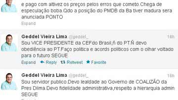 Imagem Geddel nega ultimato do governo para o PMDB apoiar Pelegrino