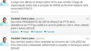 Imagem Geddel nega ultimato do governo para o PMDB apoiar Pelegrino