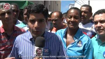 Imagem Neto faz promessa para ambulantes