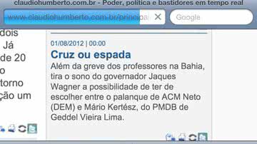 Imagem Entre a cruz e a espada, ou melhor, entre as greves e a oposição