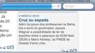 Imagem Entre a cruz e a espada, ou melhor, entre as greves e a oposição