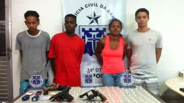 Imagem Portão: integrantes de gangues rivais são pegos em flagrante