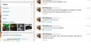 Imagem Bell Marques coruja os filhos no Twitter