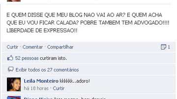 Imagem Claudia Leitte teme repercussão do blog de ex-amiga