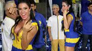 Imagem Gracyanne Barbosa curte noite de samba com micro vestido
