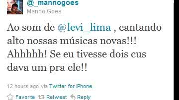 Imagem Manno Góes faz revelação bombástica no Twitter