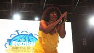 Imagem Margareth Menezes no Senegal