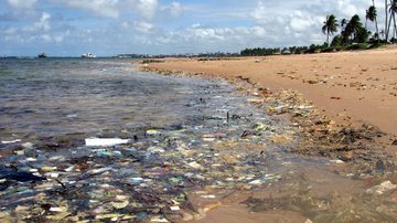 Imagem Cerca de 17% do esgoto vão parar nas praias