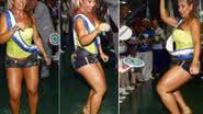 Imagem Scheila mostra boa forma em samba