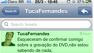 Imagem Tuca Fernandes demonstra descontentamento com o Jammil