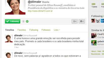Imagem Os dez mais citados no Twitter