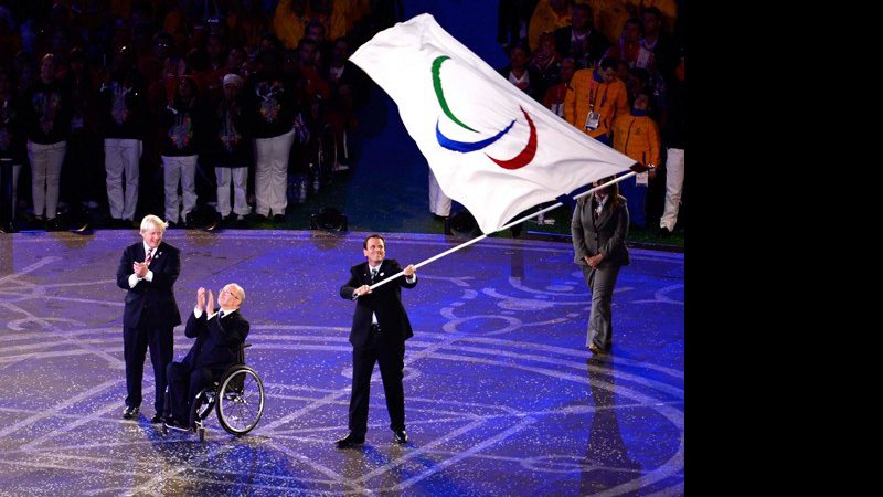 Imagem Bandeira paraolímpica chega ao Rio na noite de hoje