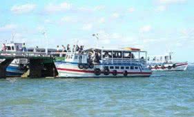 Imagem Movimento tranquilo na travessia Mar Grande/SSA