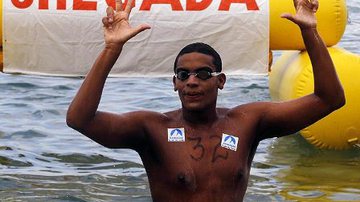 Imagem Alan do Carmo é o terceiro na Copa do Mundo de Maratonas Aquáticas