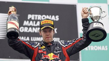Imagem Vettel é o mais jovem bicampeão da Fórmula 1