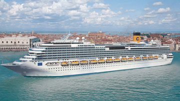 Imagem Após naufrágio, Costa Cruzeiros inaugura navio gigante na Itália