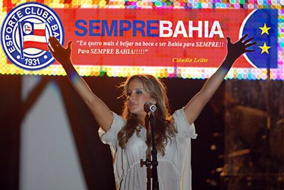 Imagem Cláudia Leitte enaltece Bahia no SporTV