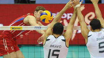 Imagem Com reservas, Brasil perde para a Rússia na Liga Mundial de Vôlei