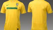 Imagem Novidade na nova camisa do Brasil