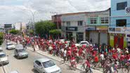 Imagem Capim Grosso: candidato a prefeito do PCdoB realiza o 'Pedalada 65'