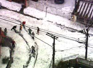 Imagem Cidade sob neve