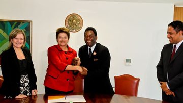 Imagem Pelé é embaixador honorário para a Copa de 2014