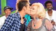 Imagem Neymar homenageia Hebe com foto de beijo 