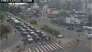 Imagem Acidentes causam retenção no tráfego