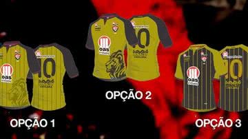 Imagem Antes de estrear, terceiro uniforme do Vitória já é vendido em lojas