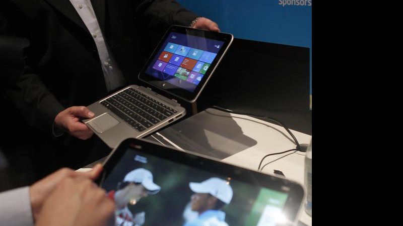 Imagem Intel e fabricantes mostram tablets com Windows 8