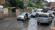Imagem Trânsito complicado por conta da chuva em Salvador