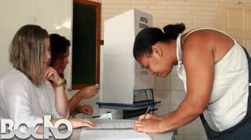 Imagem Eleição começa com pouco movimento