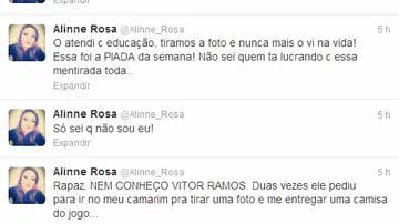 Imagem Aline Rosa desmente caso com Victor Ramos