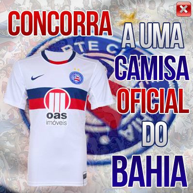 Imagem Concorra a uma camisa oficial do Bahia