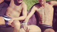 Imagem Neymar curte churrasco com Eri Johnson e Vilhena