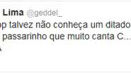 Imagem Geddel ensina ditado popular baiano a Valdir Raupp