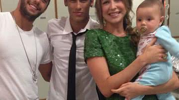 Imagem  Neymar tieta Luana Piovani
