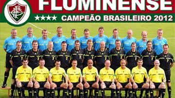 Imagem Pôster ironizando suposta ajuda de arbitragem ao Flu faz sucesso na Internet