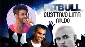 Imagem Bocão News leva você para o Show do Rapper PitBull, Naldo e Gusttavo Lima 