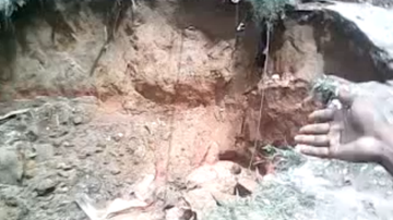 Imagem Buraco do inferno: assim internauta chamou cratera em Jaguaripe