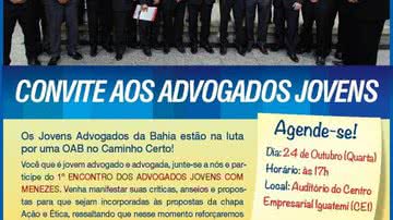 Imagem Eleições OAB: Chapa entra na briga em busca votos advogados iniciantes